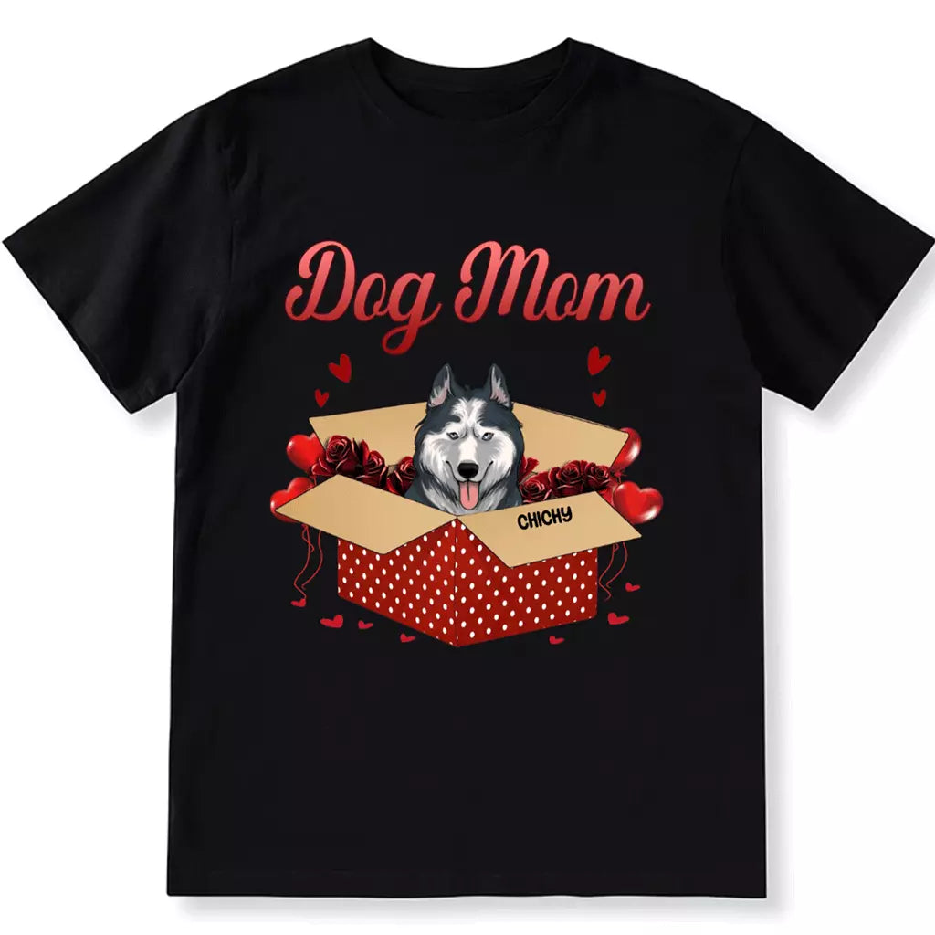 Dog Mom - Personalized Custom Unisex T-shirt