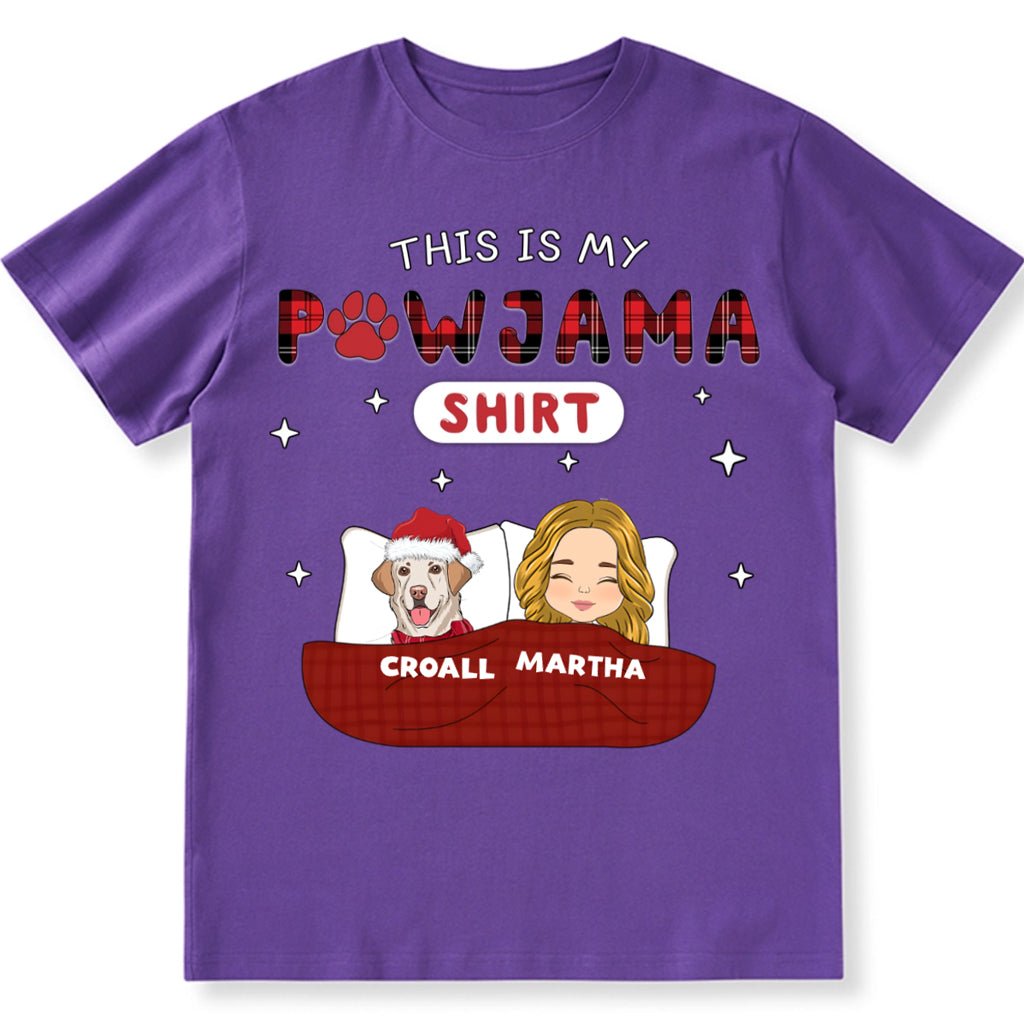 Christmas Pet Pawjama Shirt Pet Version - Personalized Custom Unisex T-shirt