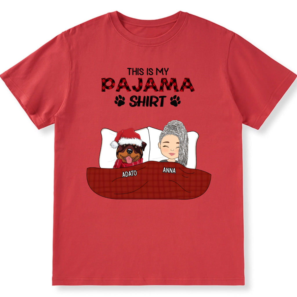 This Is My Christmas Pawjama - Personalized Custom Unisex T-shirt