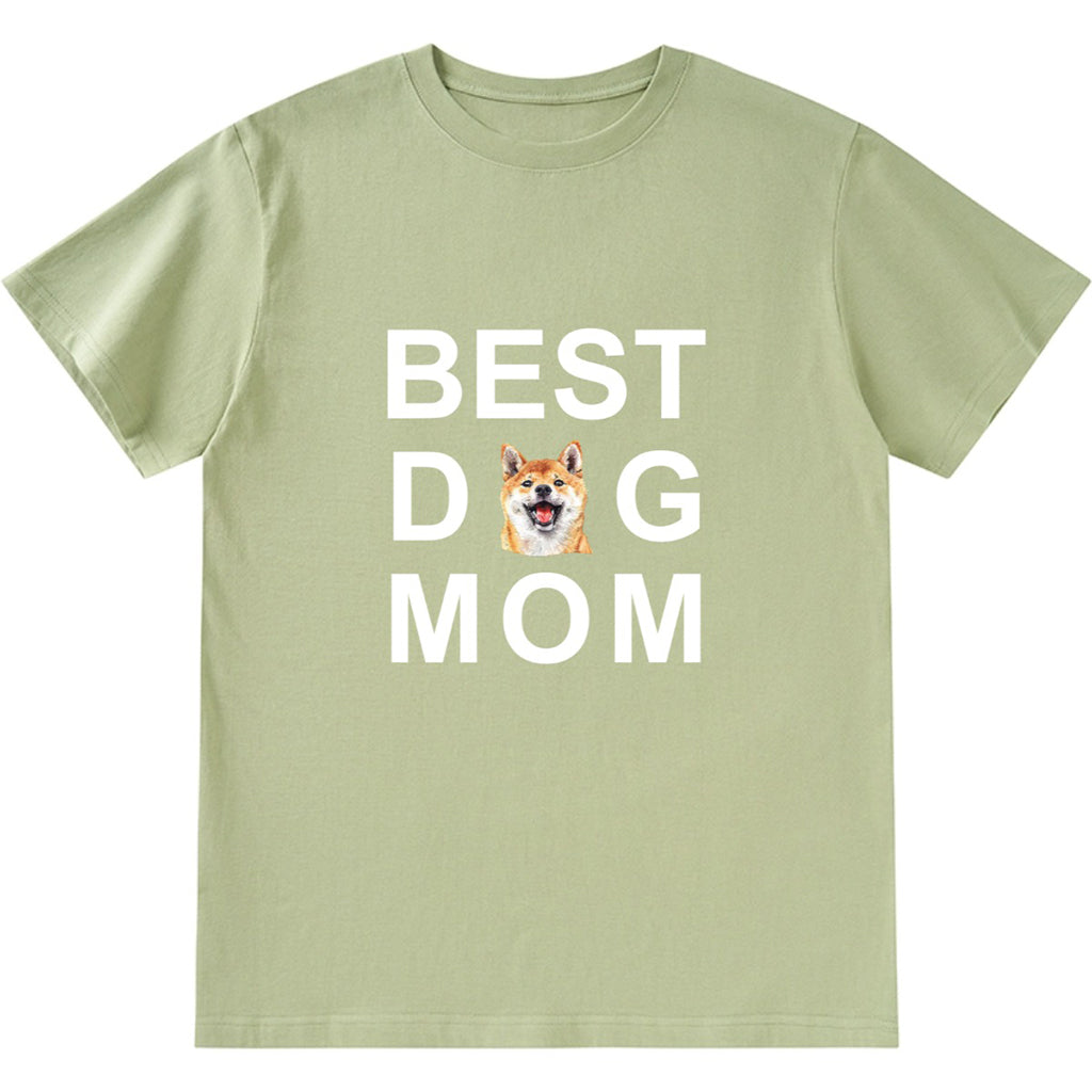 Best Dog Mom 4 - Personalized Custom Unisex T-shirt