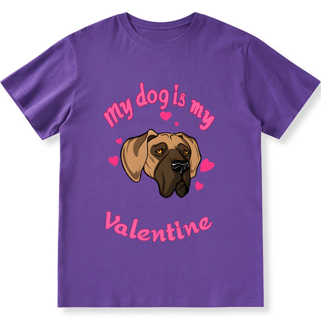 Valentine's Day Dog Lover - Personalized Custom Unisex T-shirt