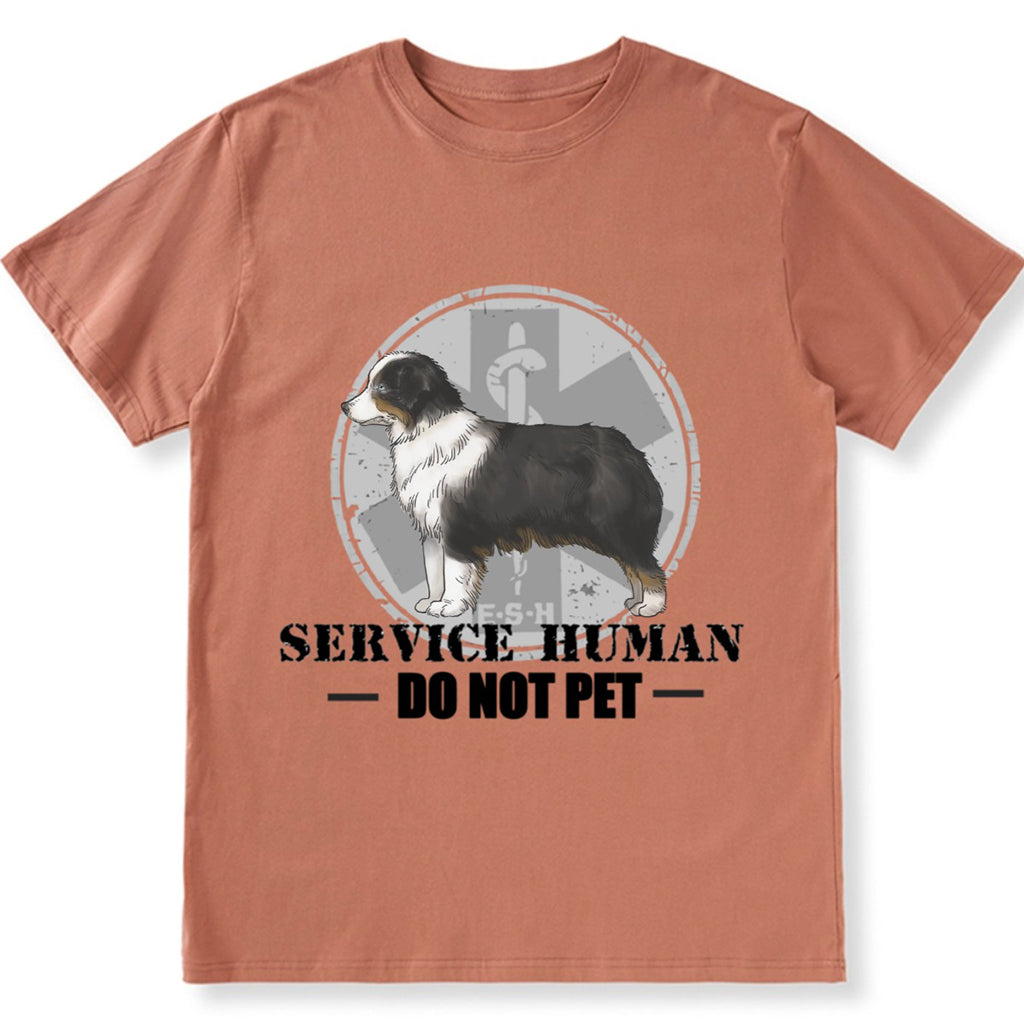 Service Human, Do Not Pet 13 - Personalized Custom Unisex T-shirt