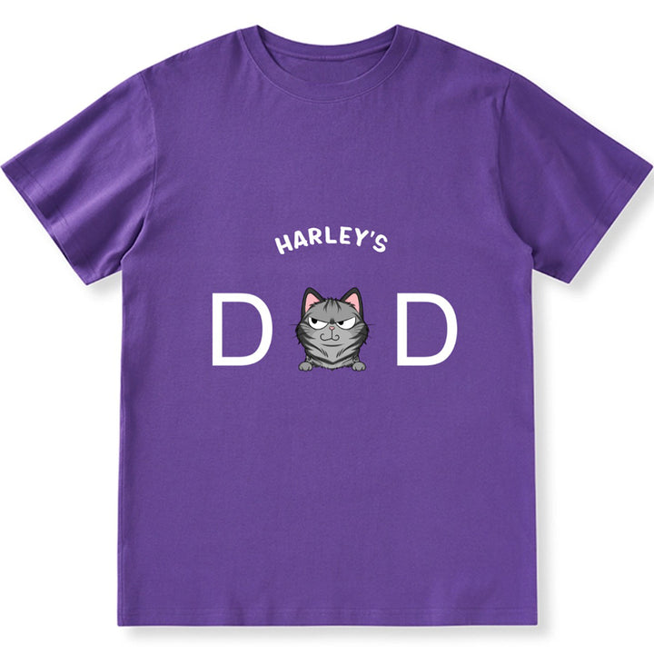 Cat Dad - Personalized Custom Unisex T-shirt