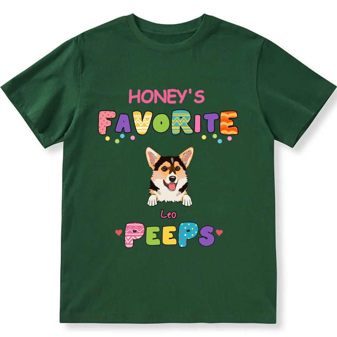 Favorite Peep For Easter Day - Personalized Custom Unisex T-shirt