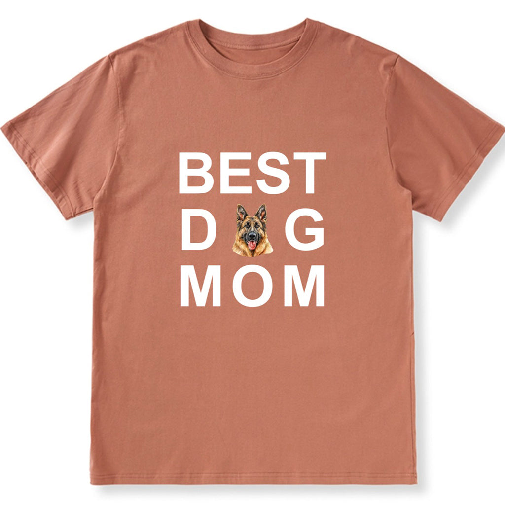 Best Dog Mom 4 - Personalized Custom Unisex T-shirt