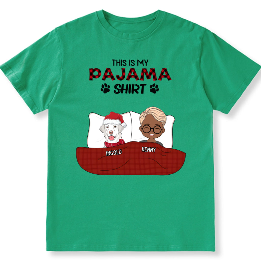 This Is My Christmas Pawjama - Personalized Custom Unisex T-shirt