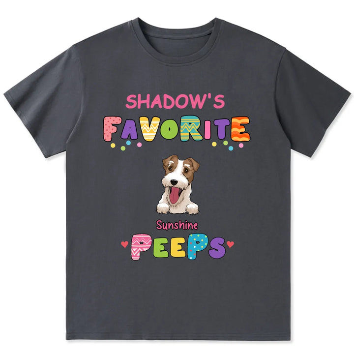 Favorite Peep For Easter Day - Personalized Custom Unisex T-shirt