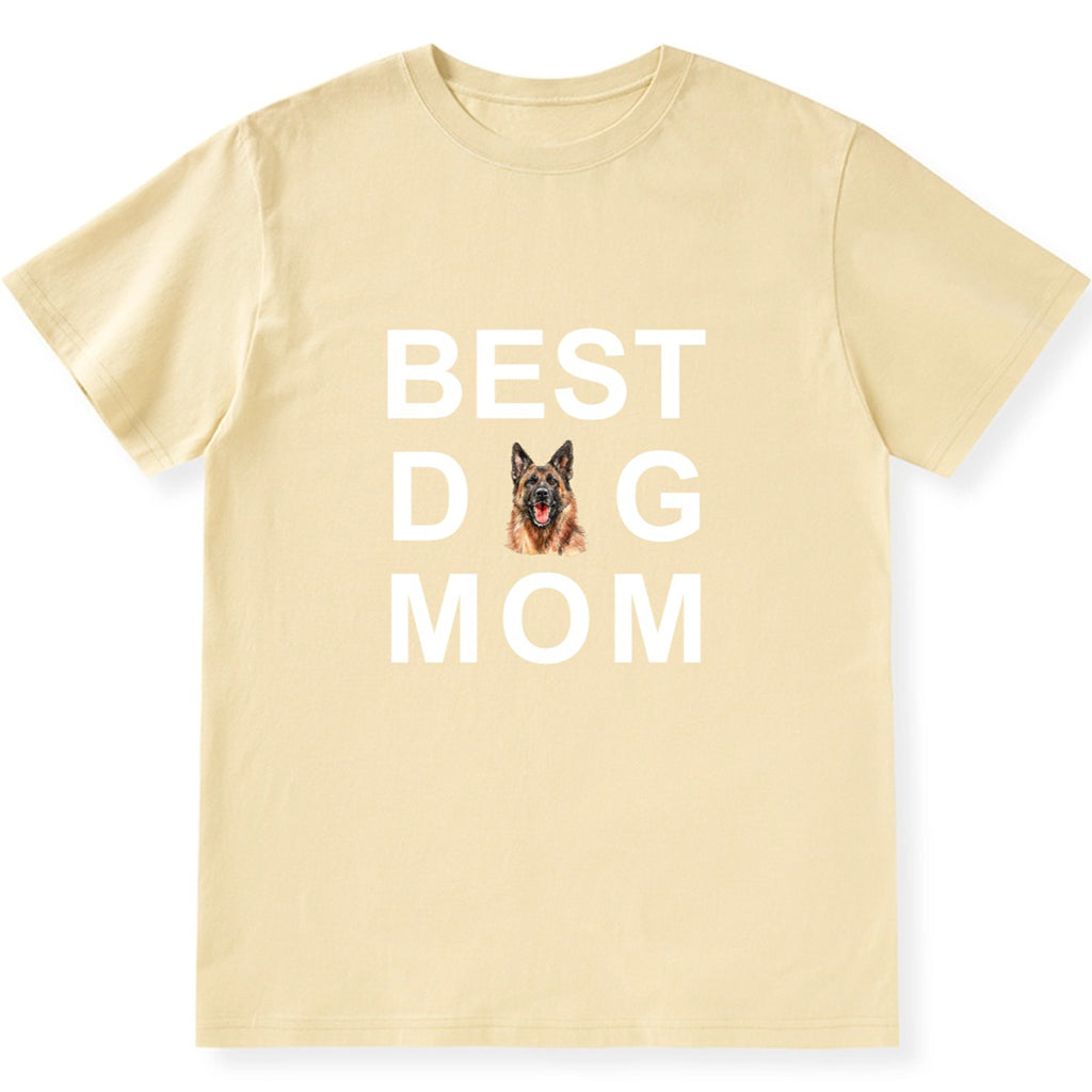 Best Dog Mom 4 - Personalized Custom Unisex T-shirt