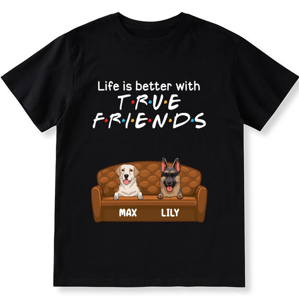 True Friends - Personalized Custom Unisex T-shirt