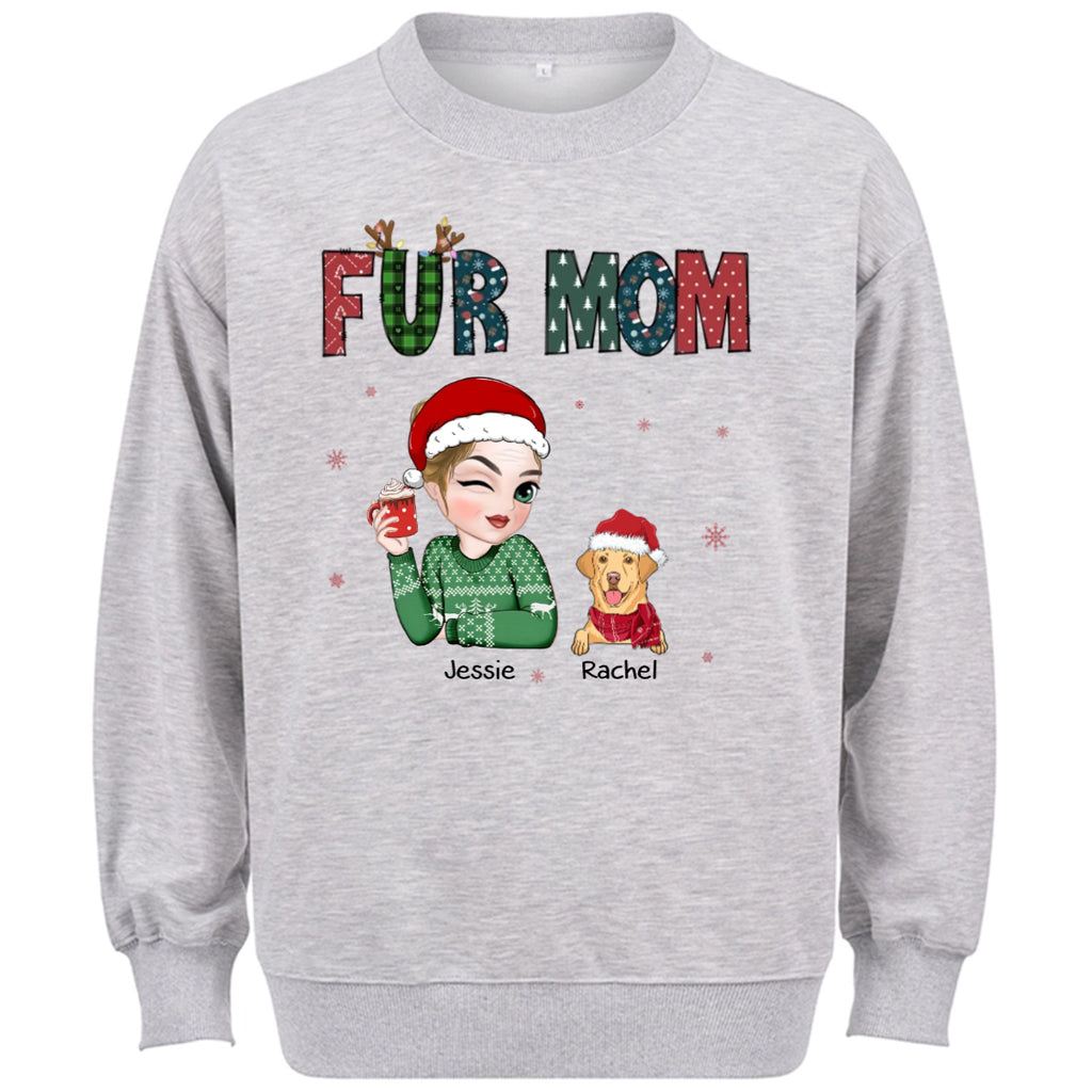 My Lovely Fur Mom - Personalized Custom Christmas Sweatshirt