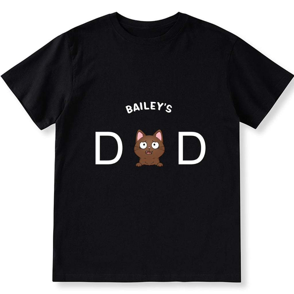 Cat Dad - Personalized Custom Unisex T-shirt