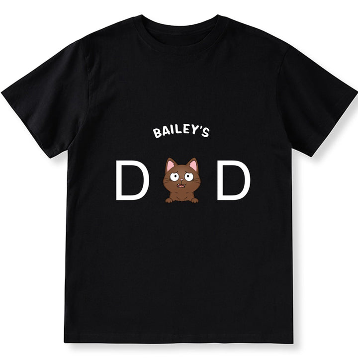 Cat Dad - Personalized Custom Unisex T-shirt