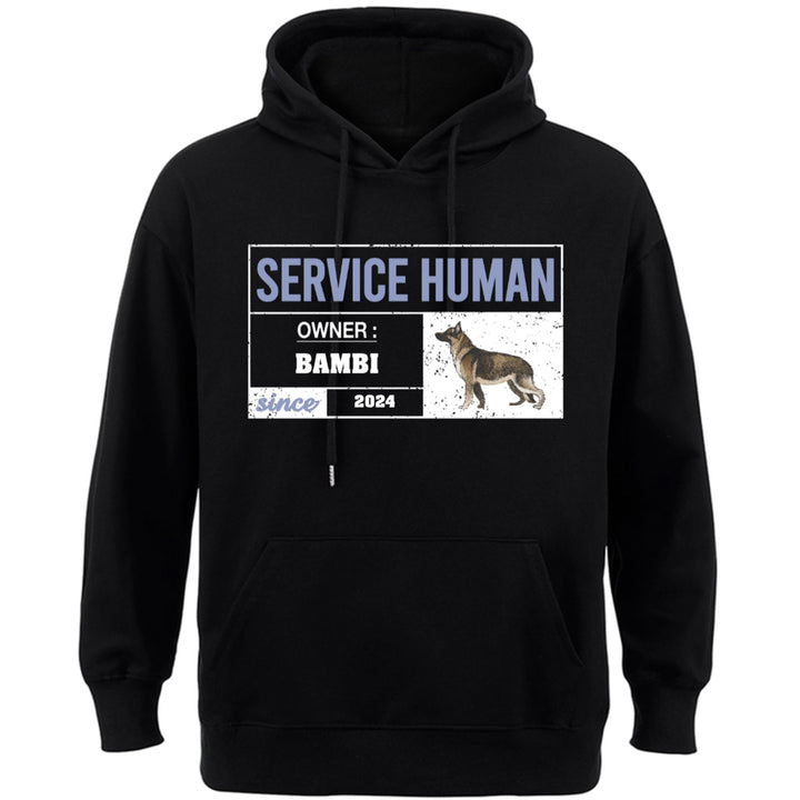 Service Human Logo 4 - Personalized Custom Hoodie