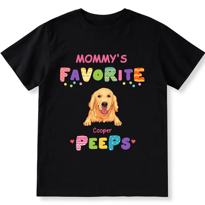 Favorite Peep For Easter Day - Personalized Custom Unisex T-shirt