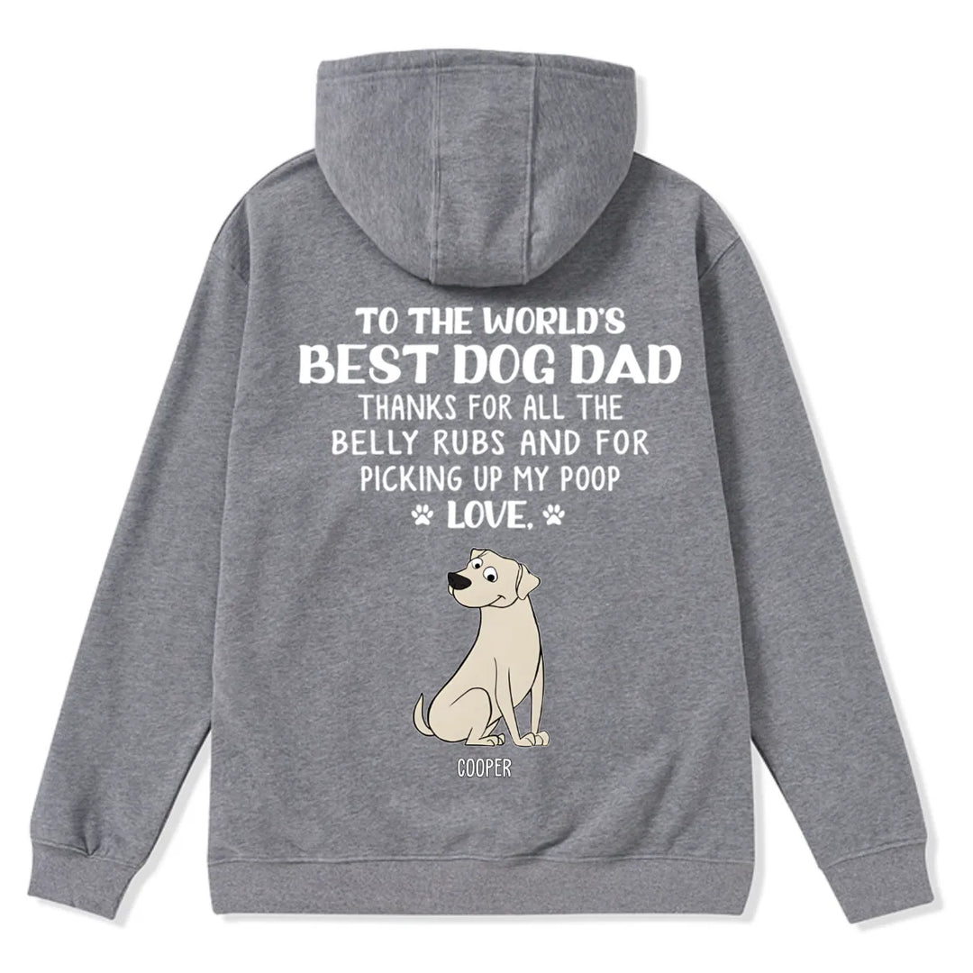 Best Dog Mom/Dad 1 - Personalized Custom Zipper Hoodie