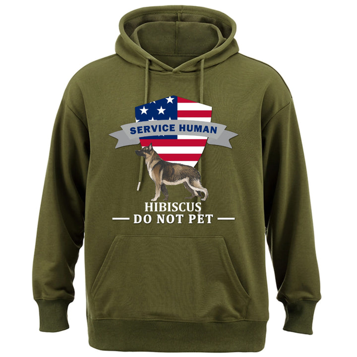 Service Human, Do Not Pet 11 - Personalized  Custom Hoodie