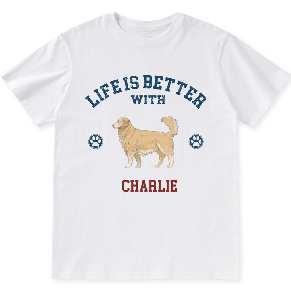 Life Is Better Retro - Personalized Custom Unisex T-shirt