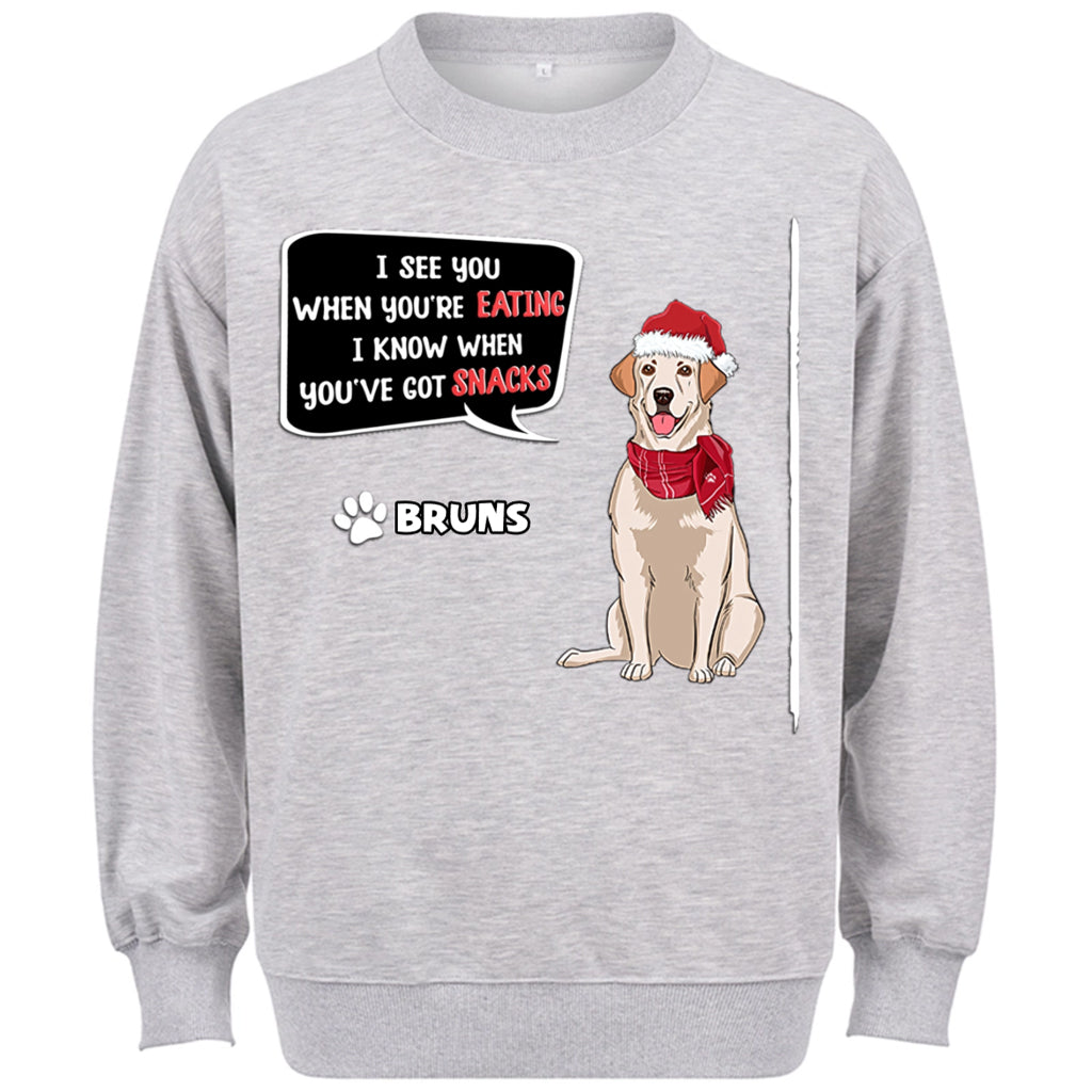 Special Edition Christmas：I See You - Personalized Custom Christmas Sweatshirt