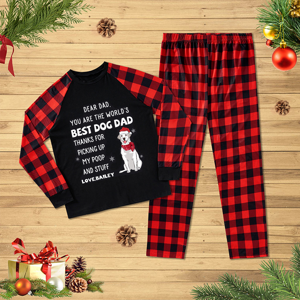 Thank You Dad/Mom - Personalized Custom Christmas Pajama Set