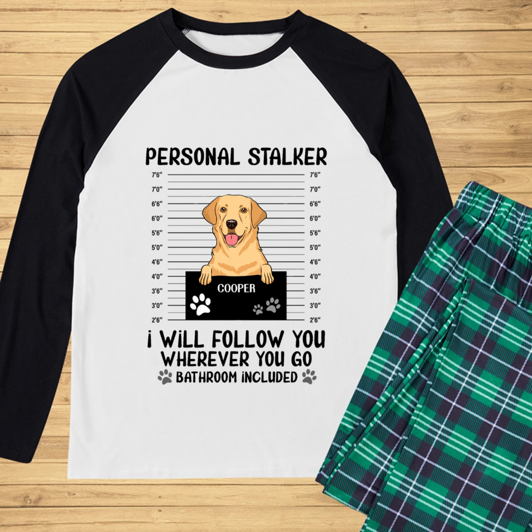 Personal Stalker - Personalized Custom Christmas Pajama Set