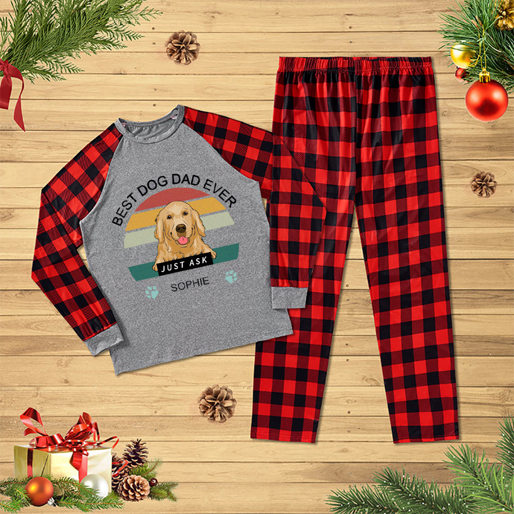 Best Dad Ever - Personalized Custom Christmas Pajama Set