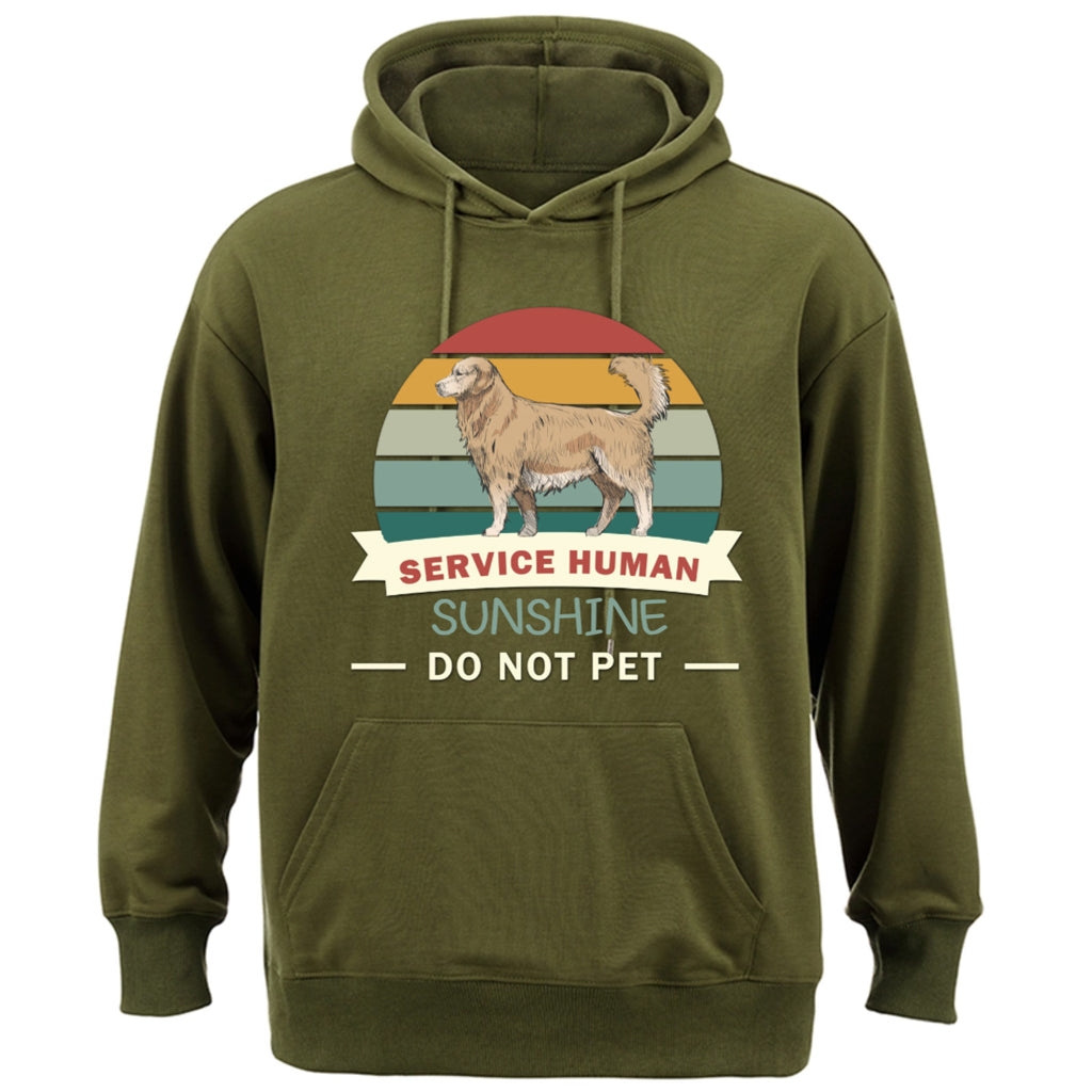 Service Human, Do Not Pet 12 - Personalized  Custom Hoodie