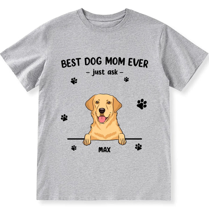 Best Dog Mom/Dad - Personalized Custom Unisex T-shirt