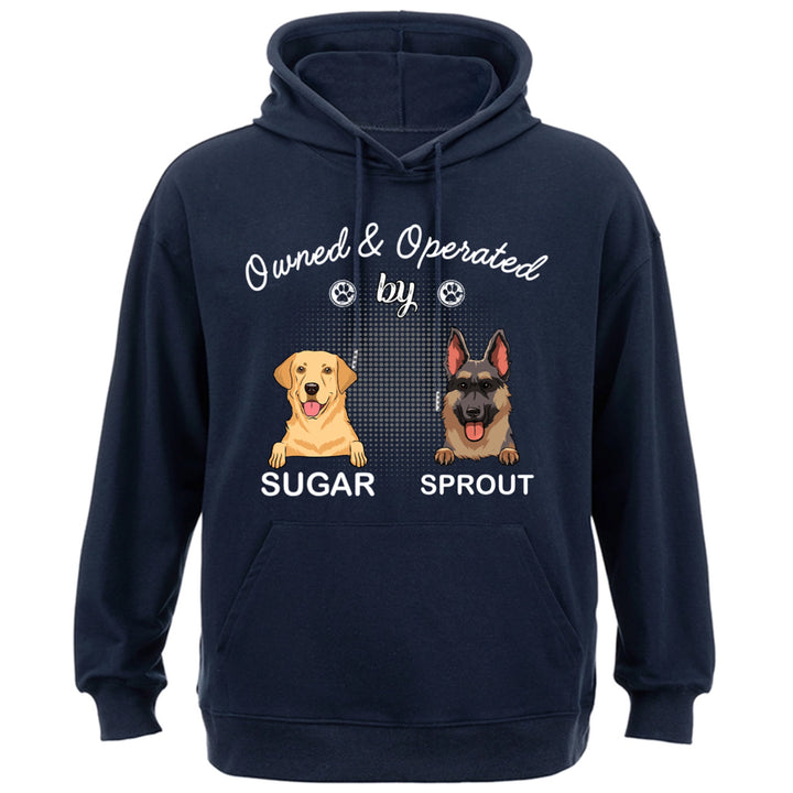 Operated By Dog - Personalized Custom Hoodie