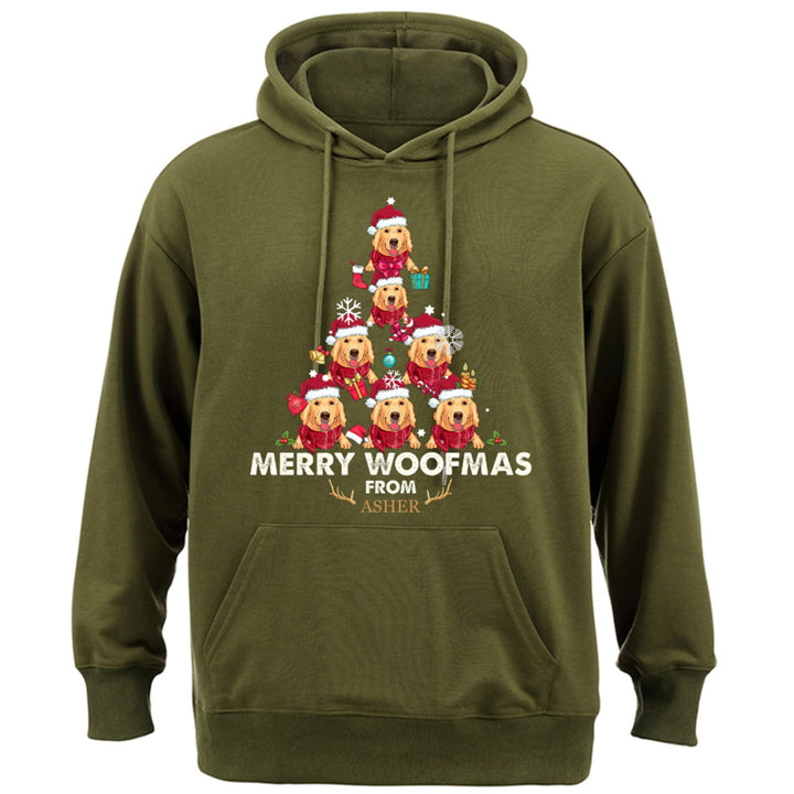 Merry Woofmas - Personalized Custom Christmas Hoodie