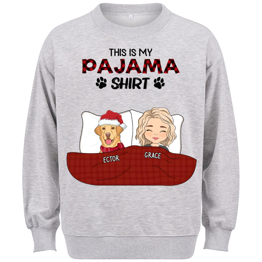 This Is My Christmas Pawjama - Personalized Custom Sweatshirt