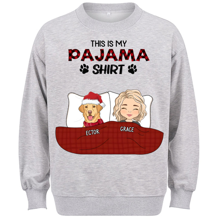 This Is My Christmas Pawjama - Personalized Custom Sweatshirt