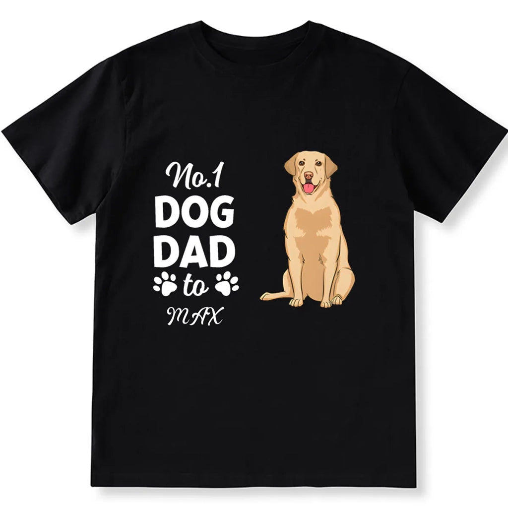 No.1 Dog Mom/Dad - Personalized Custom Unisex T-shirt