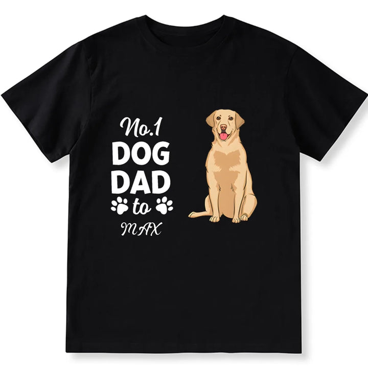 No.1 Dog Mom/Dad - Personalized Custom Unisex T-shirt