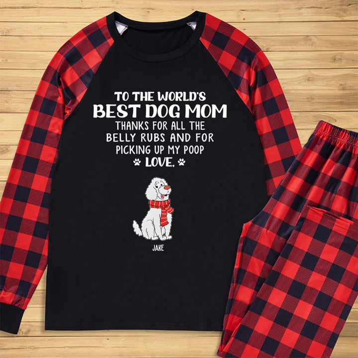 Best Dog Mom/Dad 1 - Personalized Custom Christmas Pajama Set