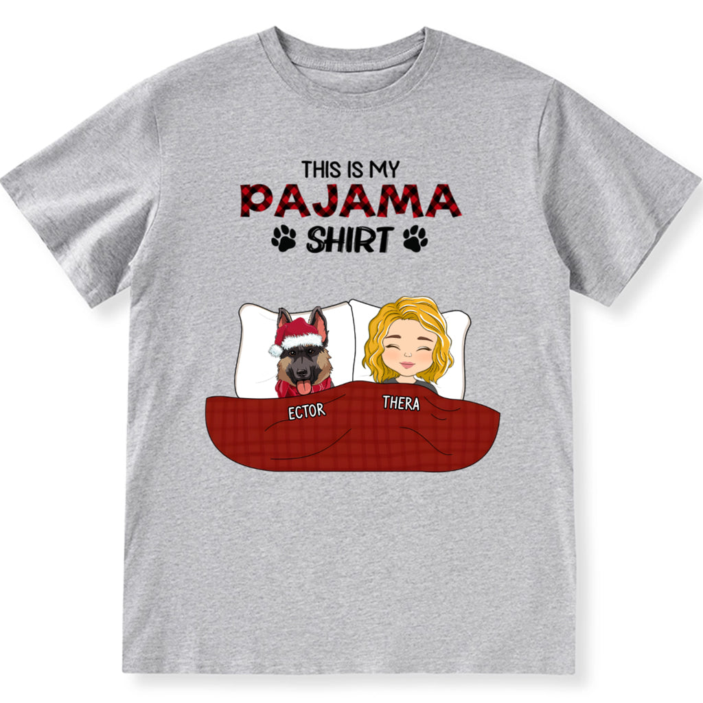 This Is My Christmas Pawjama - Personalized Custom Unisex T-shirt