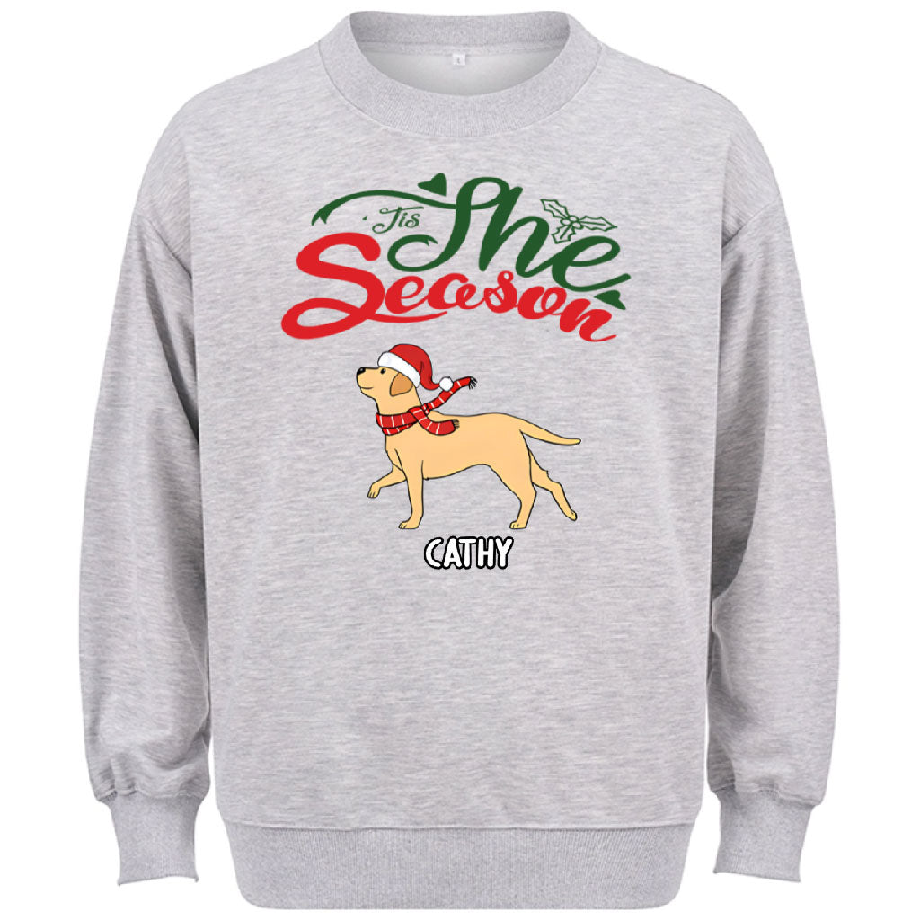 Tis The Season -Personalized Custom Christmas Sweatshirt