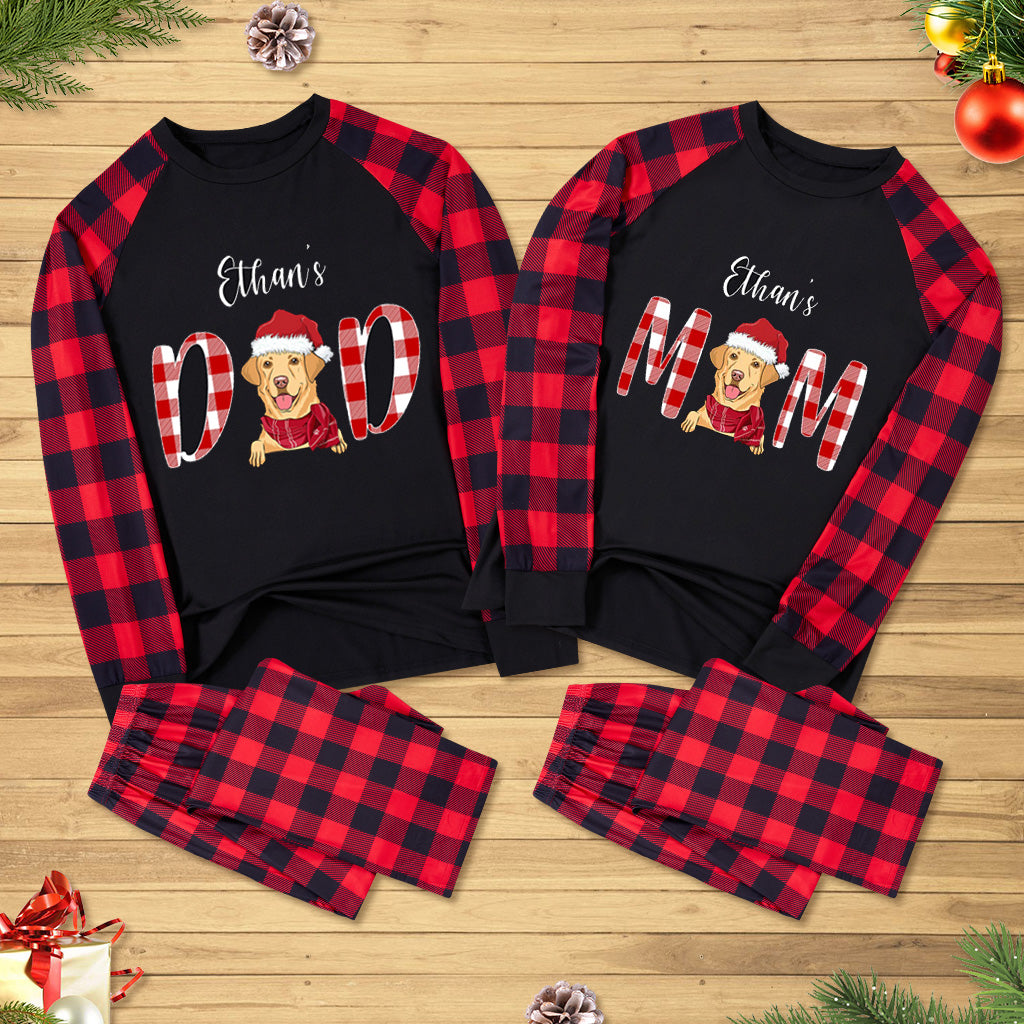 Dog Mom/Dad - Personalized Custom Christmas Pajama Set