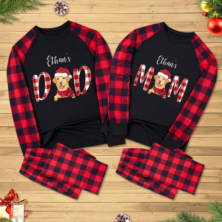 Dog Mom/Dad - Personalized Custom Christmas Pajama Set