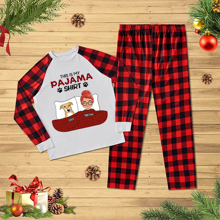 This is my PAWJAMA - Personalized Custom Christmas Pajama Set