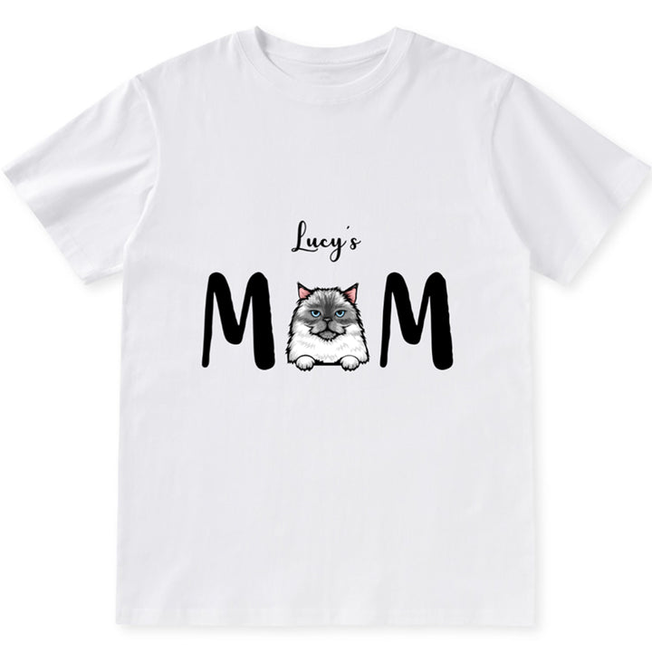 Cat Mom 2 - Personalized Custom Unisex T-shirt