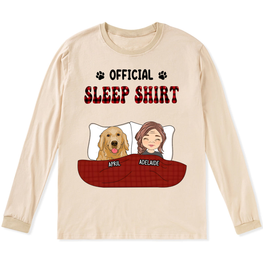 Official Sleepshirt - Personalized Custom Long Sleeve T-shirt