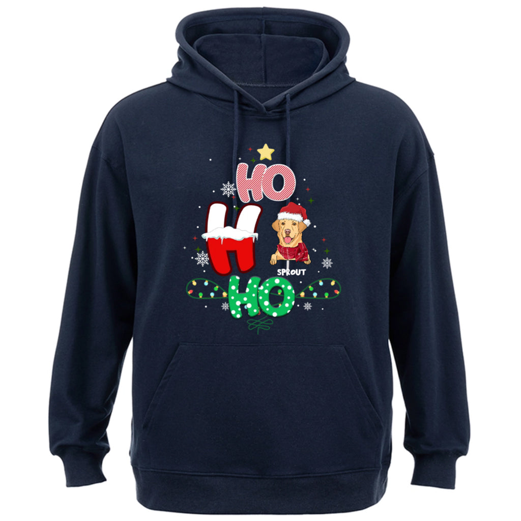 Ho Ho Ho Christmas Dogs - Personalized Custom Hoodie