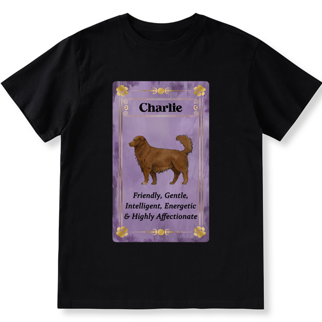 Dog Personality Trait Tarot Cards- Personalized Custom Unisex T-shirt