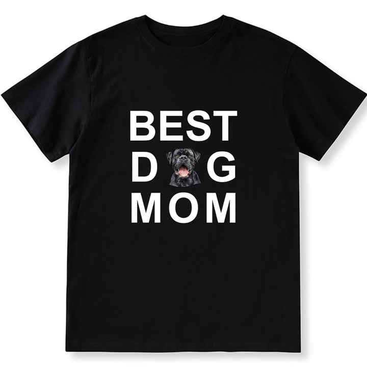 Best Dog Mom 4 - Personalized Custom Unisex T-shirt