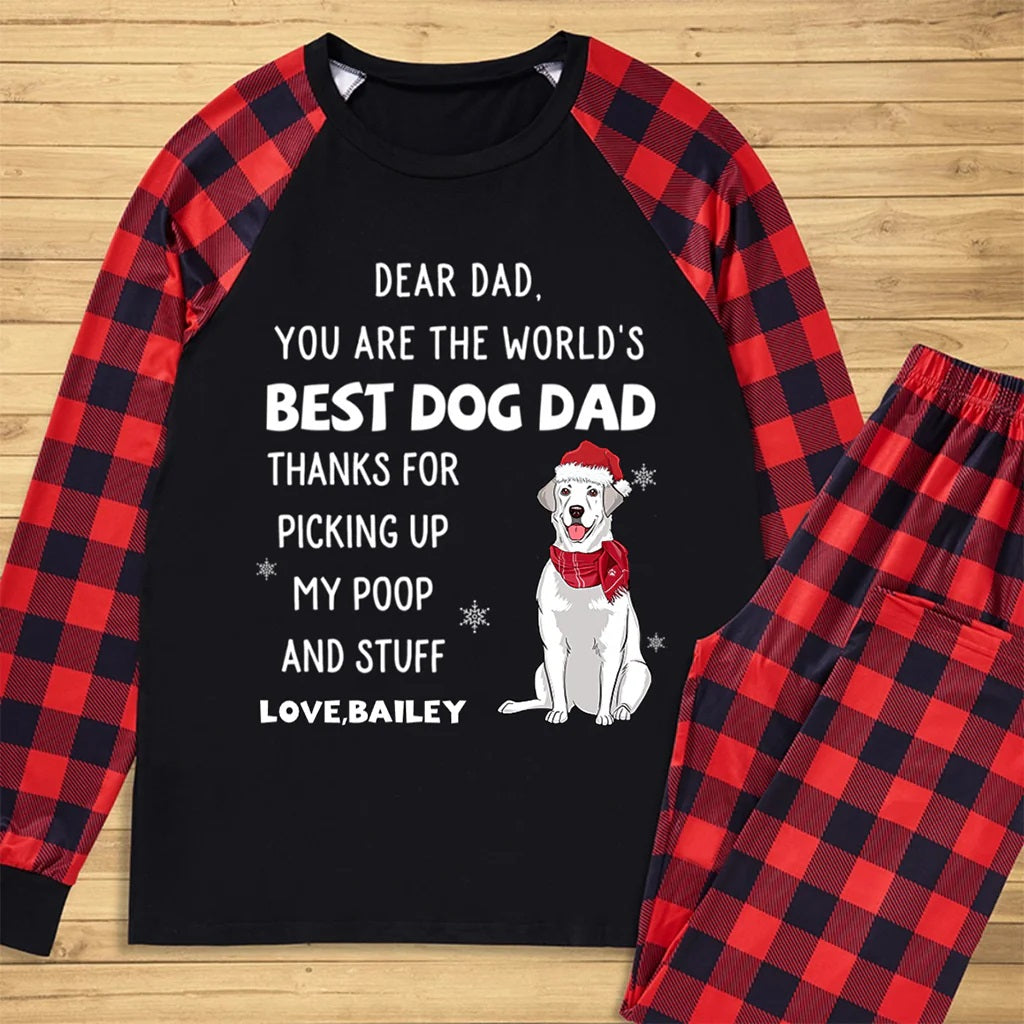 Thank You Dad/Mom - Personalized Custom Christmas Pajama Set