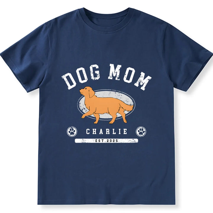 Dog Mom/Dad Est - Personalized Custom Unisex T-shirt