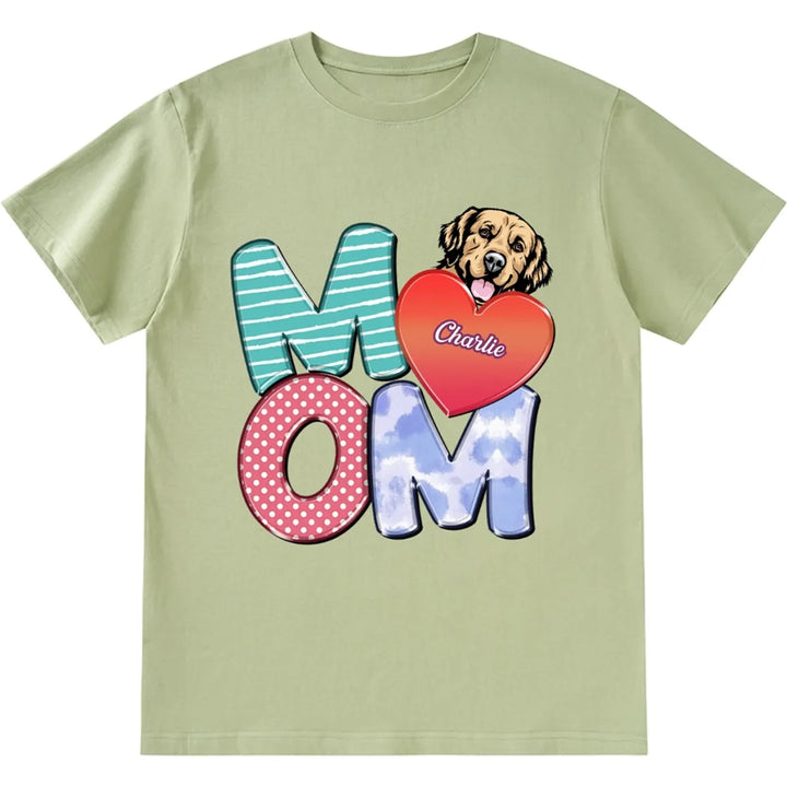 Dog Mom Love - Personalized Custom Unisex T-shirt