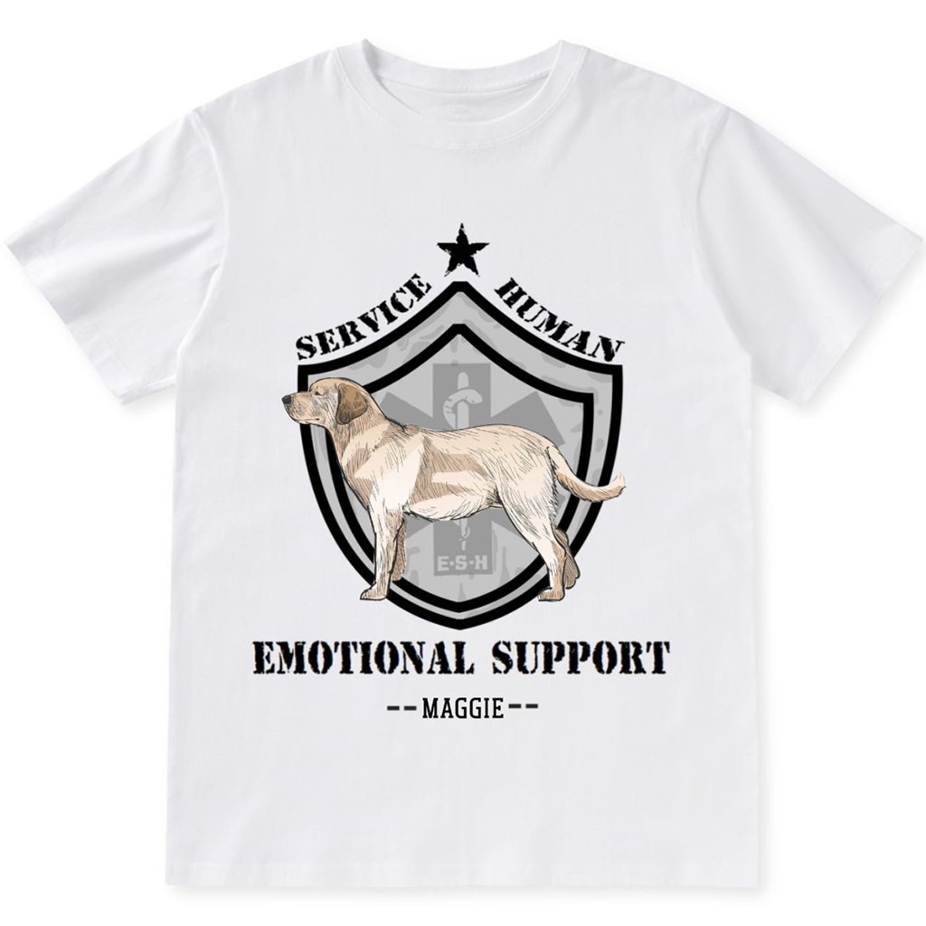 Emotional Support Human - Personalized Custom Unisex T-shirt