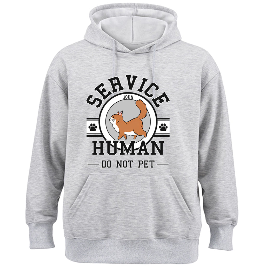 Service Human, Do Not Pet 7 - Personalized  Custom Hoodie