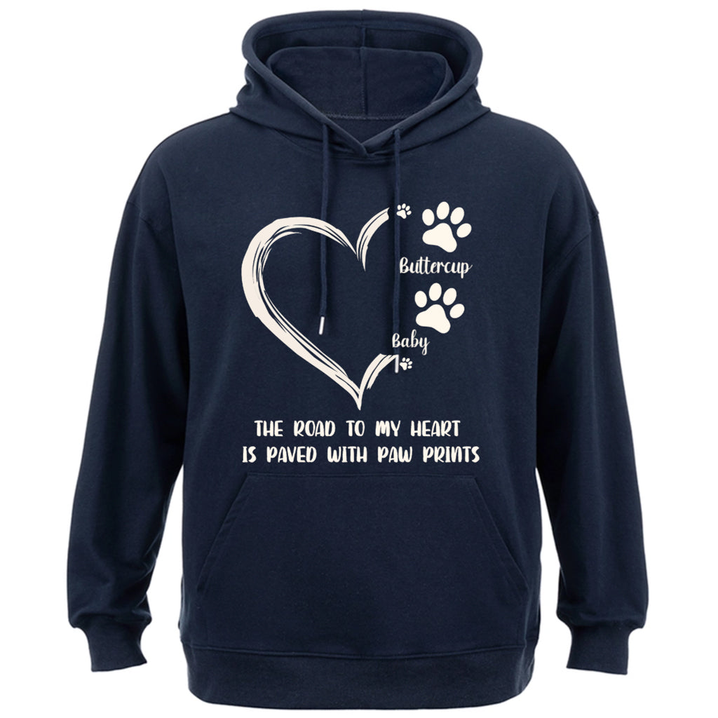 The Road To Heart - Personalized Custom Hoodie